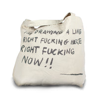 Drawing A Line – Tote Bag Snow