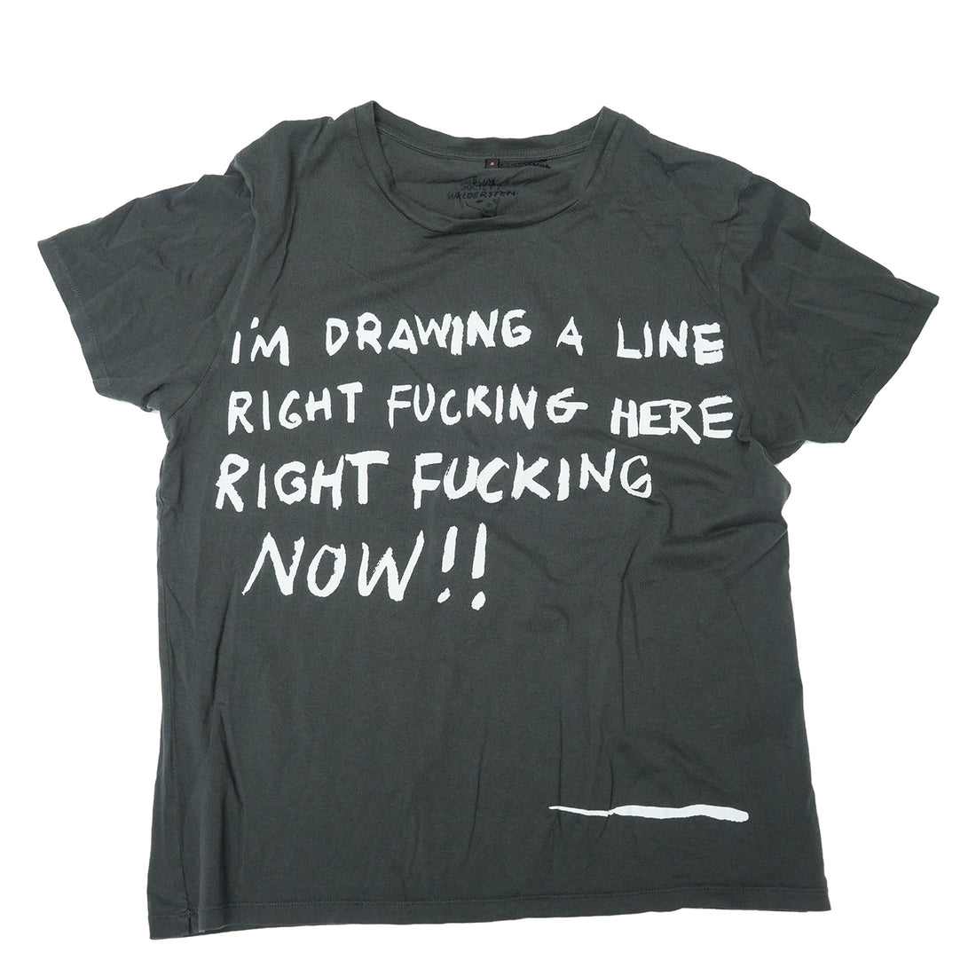 Drawing A Line T-shirt Ink