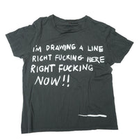 Drawing A Line T-shirt Ink